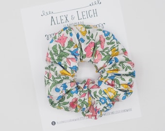 Floral Scrunchies - Rifle Paper Co. floral - fabric scrunchies - floral hair ties - hair accessories
