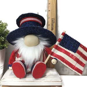 Patriotic Gnome Decor, 4th of July Decor, Tier Tray Decorations ...
