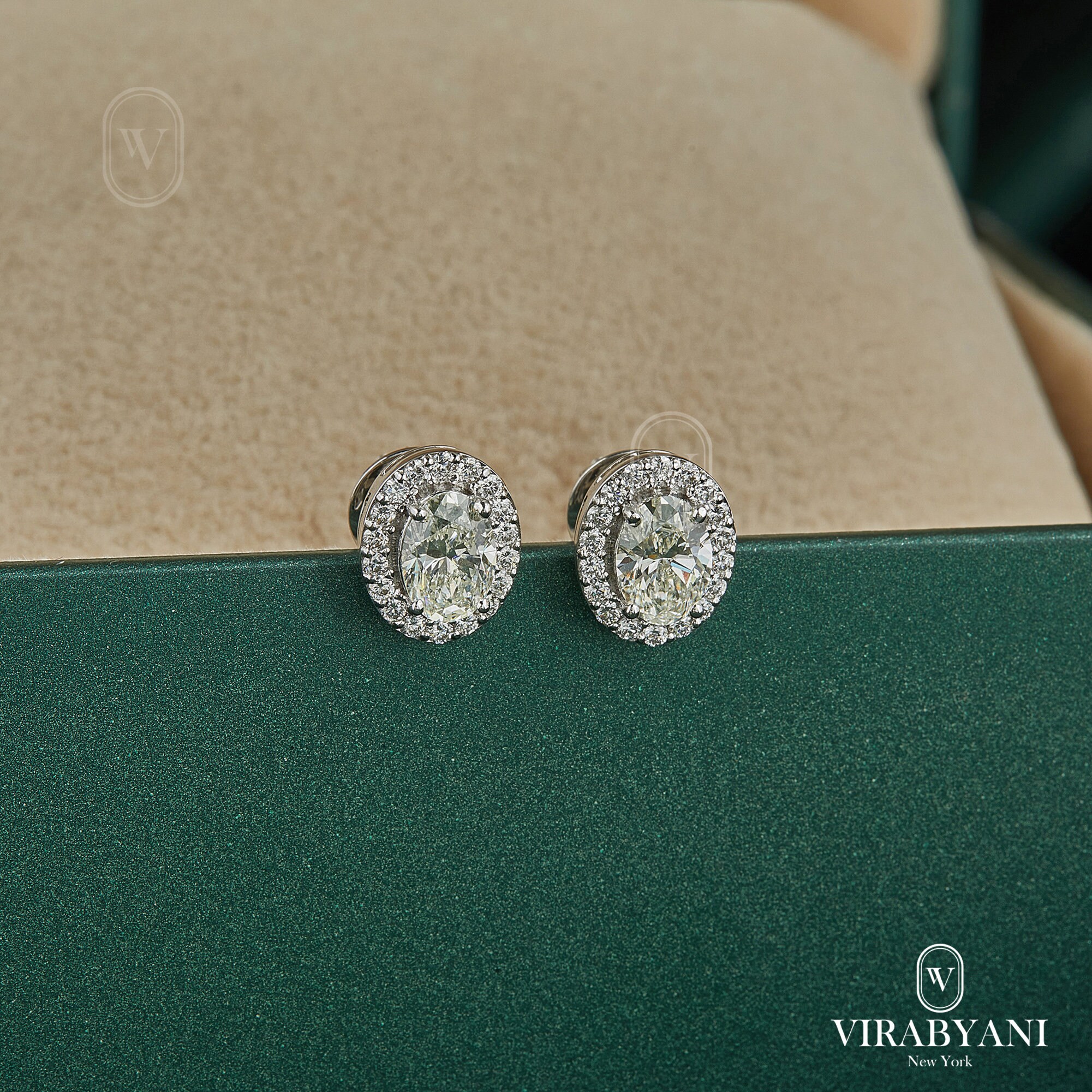 【HYERES LOR】24FW★ Lab Diamond NEW Halo Earrings S 14K HYERES LOR】24FW☆ Lab Diamond NEW Halo Earrings S 14K