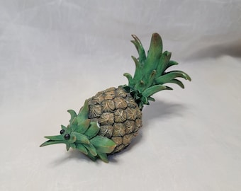 Rare Retired Enesco Home Grown Pineapple Bird #4007896