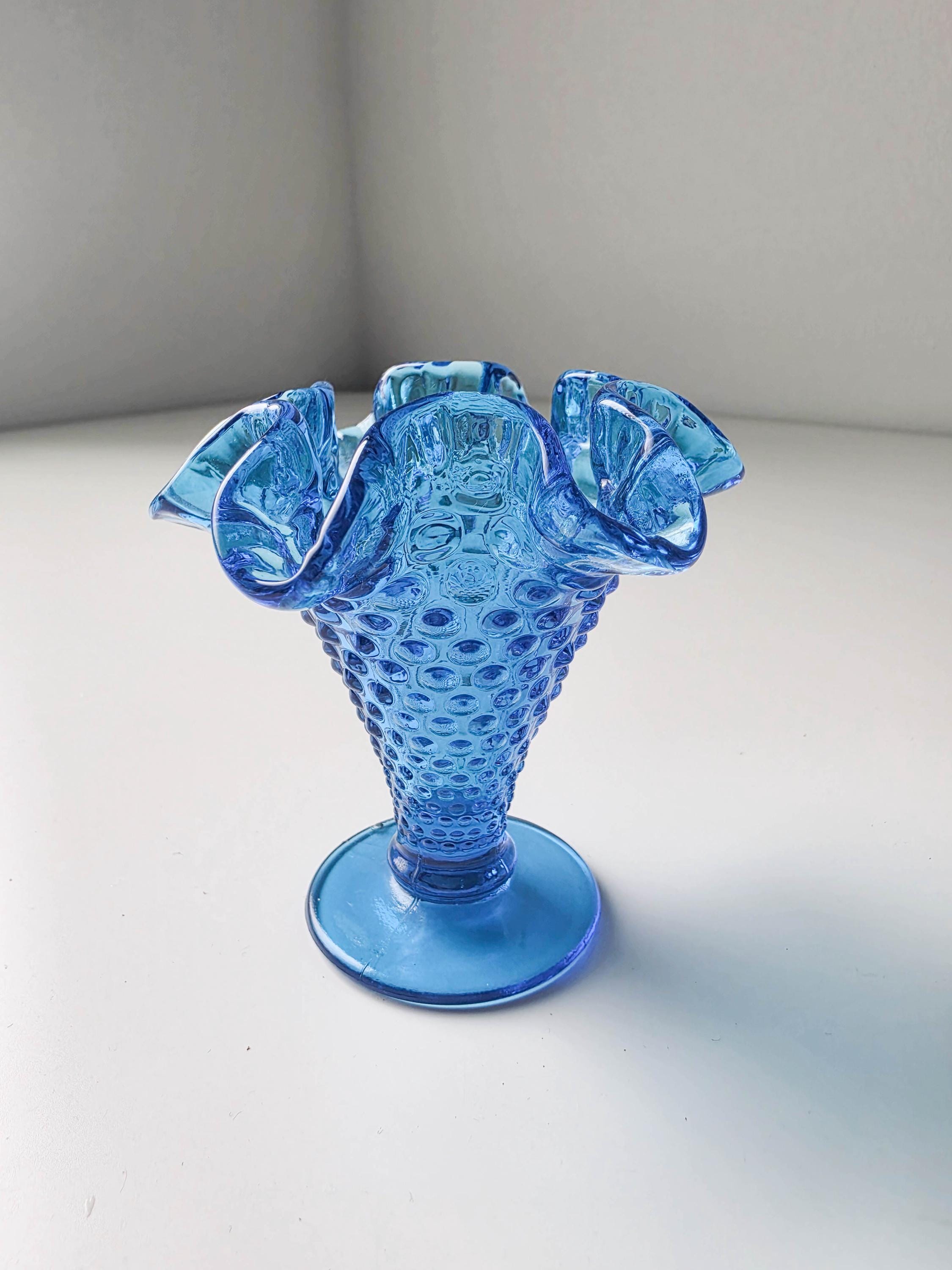Fenton Blue Hobnail - Etsy