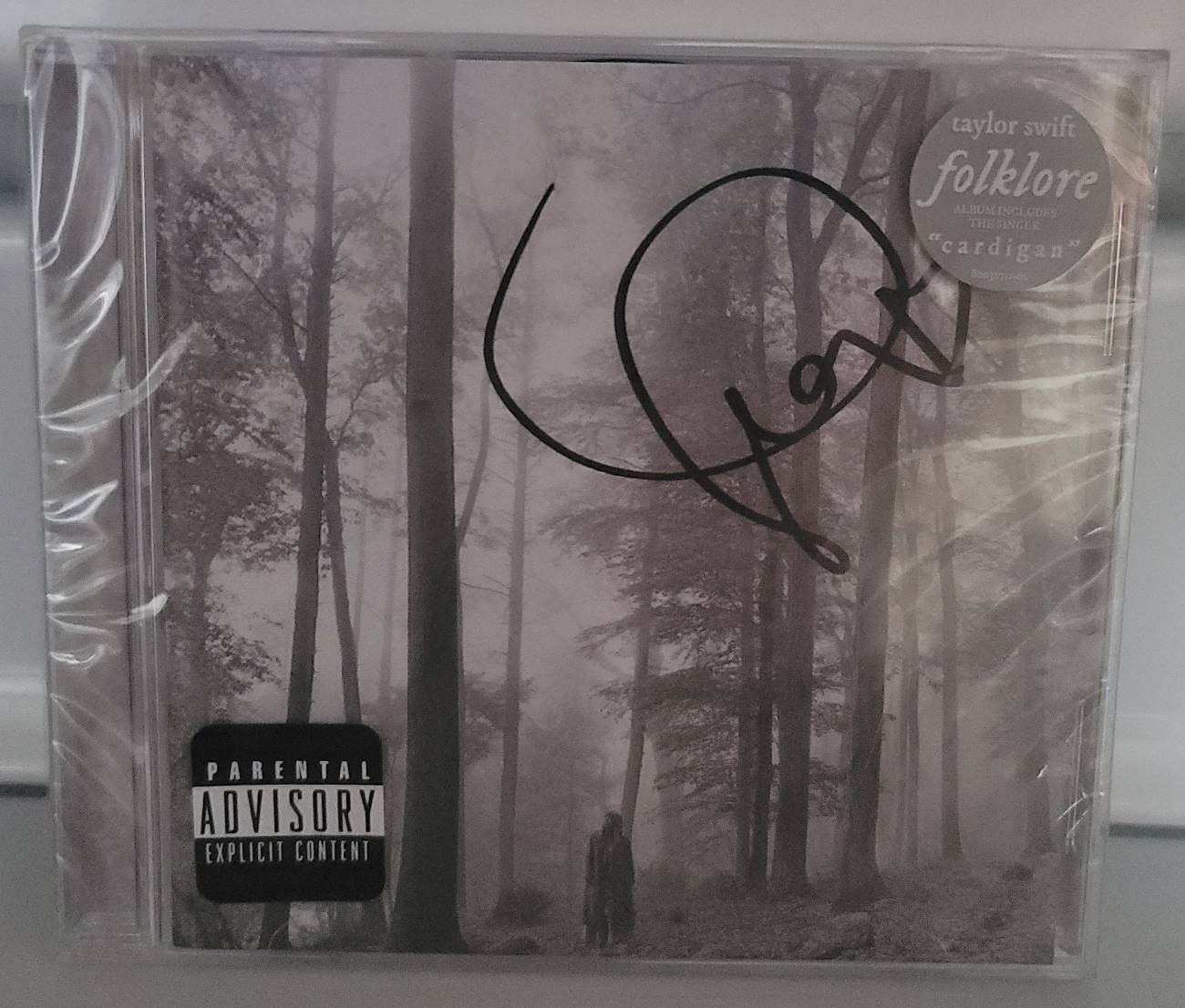 Taylor Swift Signed Folklore Cd Brand New Never Opened Etsy