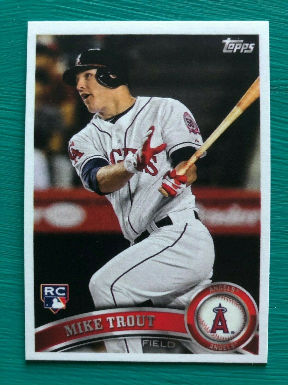Mike Trout 2011 Topps Traded REPRINT Rookie Card US175 Angels 