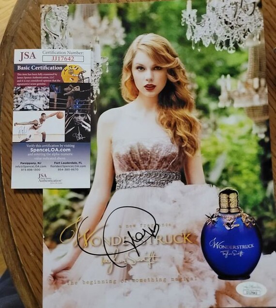 Buy Taylor Swift Signed Promotional Photo Wonderstruck Perfume JSA