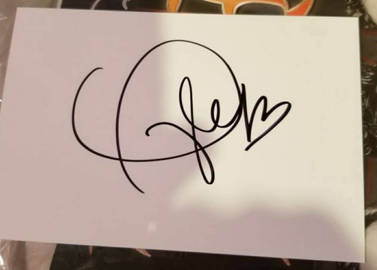 Taylor Swift Signed Cut Signature Etsy Sweden
