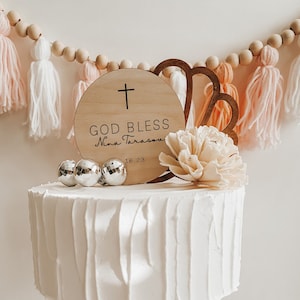 Décoration pour gâteau de baptême | Baptême | Décoration pour gâteau de première communion | Décorations de baptême | Décoration pour gâteau de baptême | Décoration pour gâteau Mi Bautizo