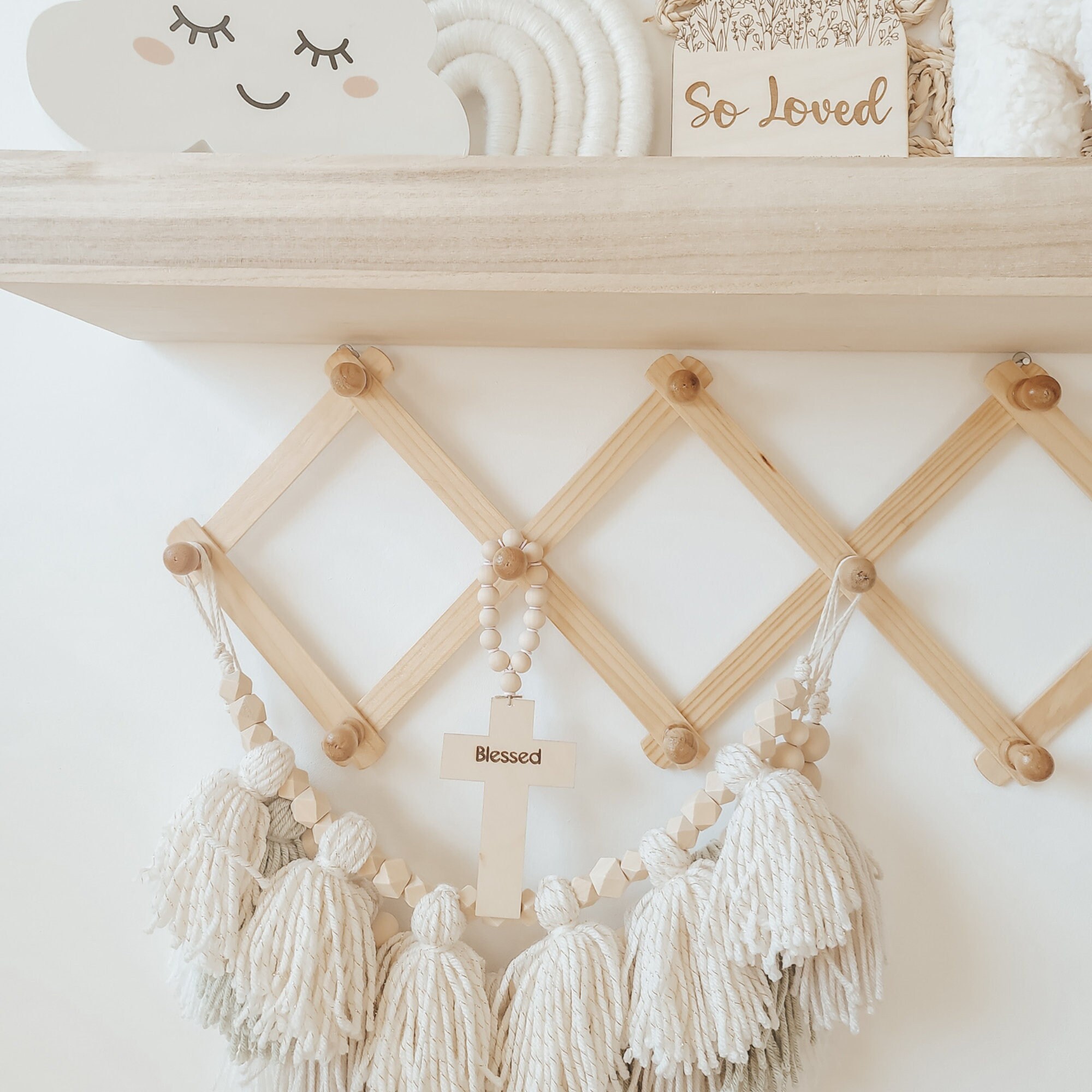 Small Personalized Cross Decor Cross for Nursery Wall Etsy