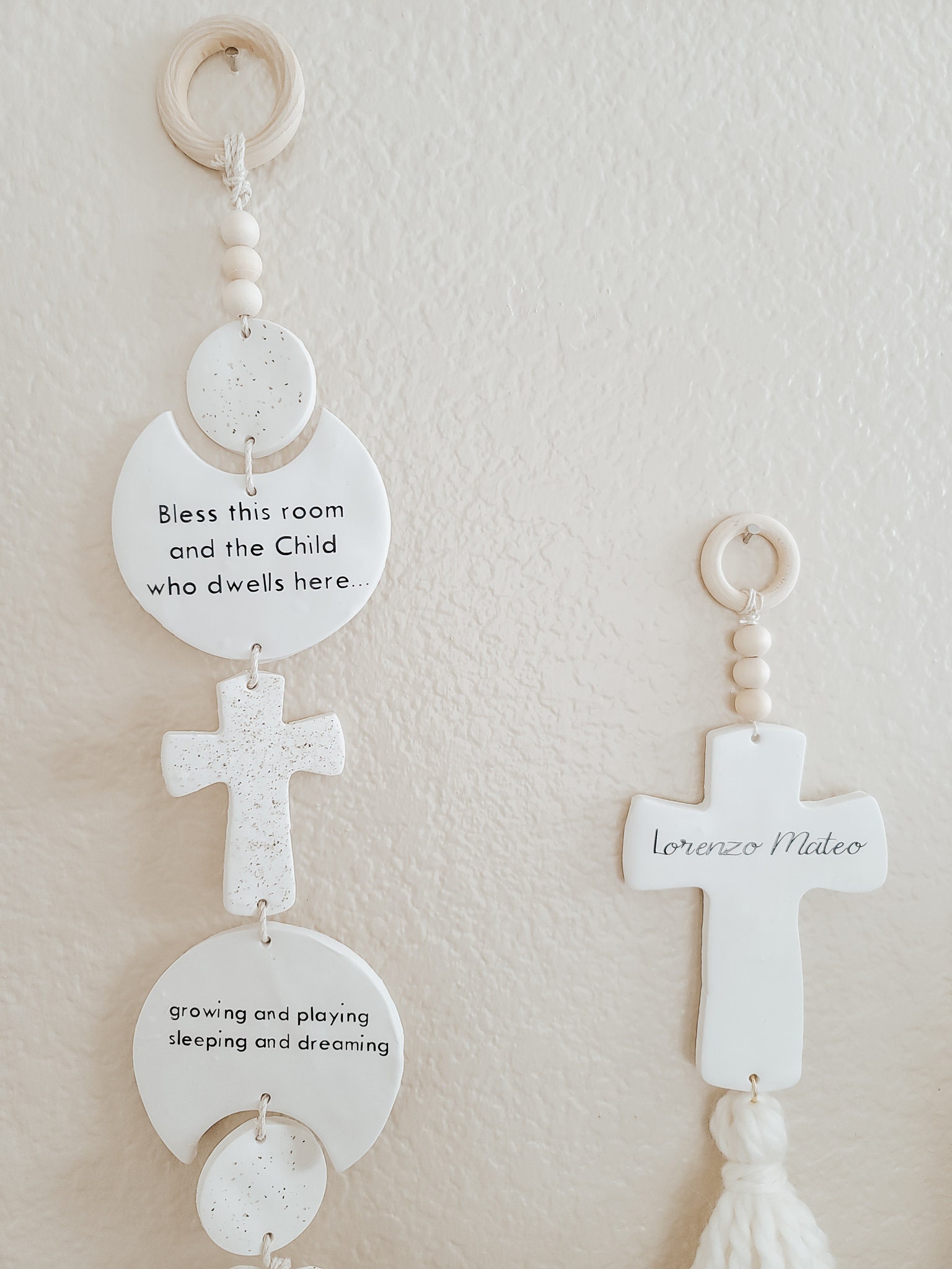 Custom Cross Personalized Cross Nursery Cross Boho Nursery Etsy