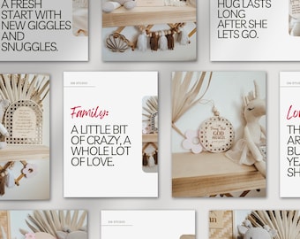 Glaubensbasierte Instagram-Vorlagen: Christliche Zitate, Canva Posts (Digitaler Download)
