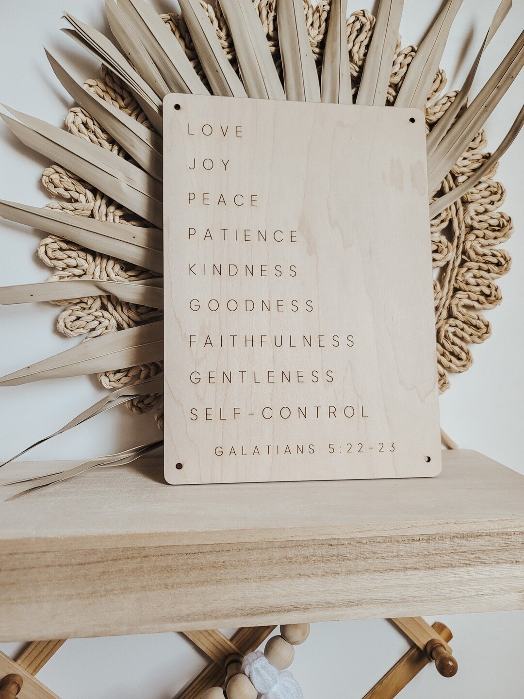 Fruit of the Spirit Wall Art Bible Verse Wall Art Galatians 5:22-23 ...