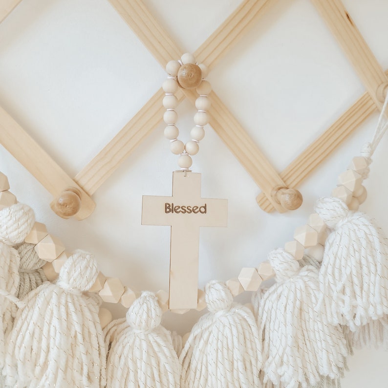 Small Personalized Cross Decor Cross for Nursery Wall Etsy