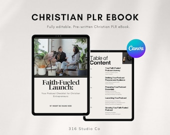 Faith-Based PLR: Faith-Fueled Launch Podcast eBook (Digital Download)