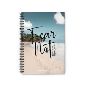 Fürchte dich nicht Spiral Notizbuch | | Christliche Geschenke für Frauen | Bibeltagebuch | Christliches Notizbuch | Bibelstudientagebuch | Christliches Tagebuch
