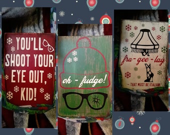 Christmas Story Sign Etsy