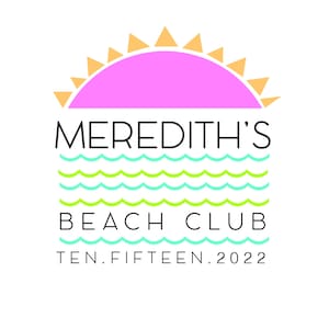 Sunshine Beach Club Bat Mitzvah LOGO Téléchargement numérique