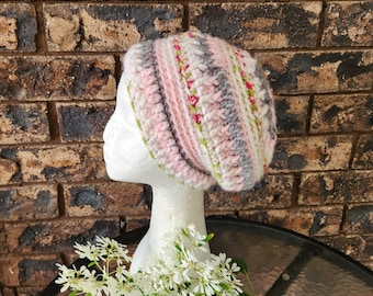 Hand Crochet Chunky Beanie: Soft Acrylic Winter Hat