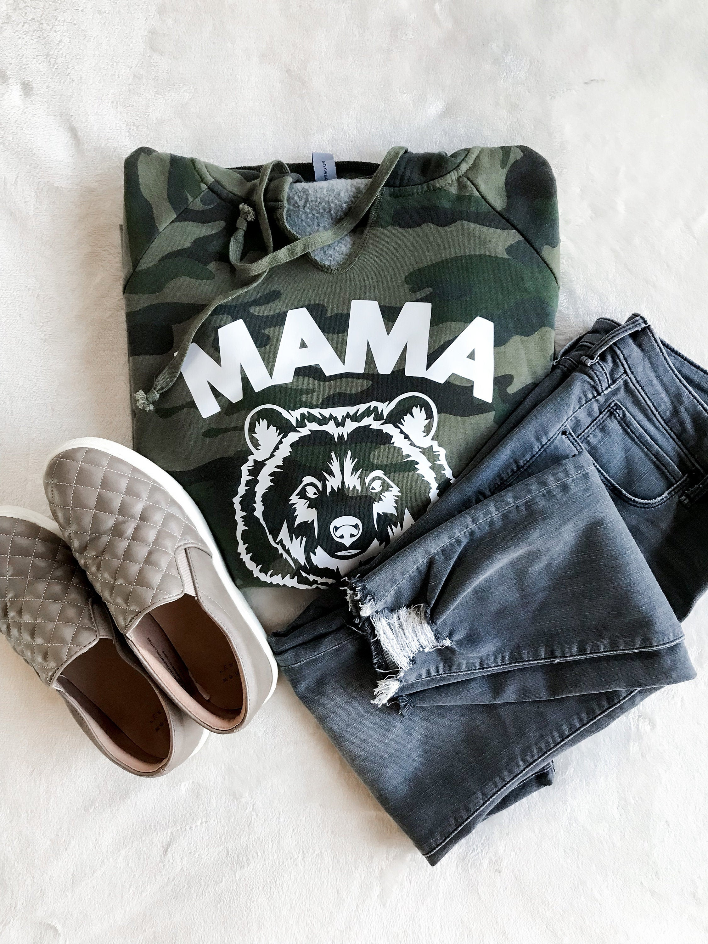 mama bear camo sweatshirt