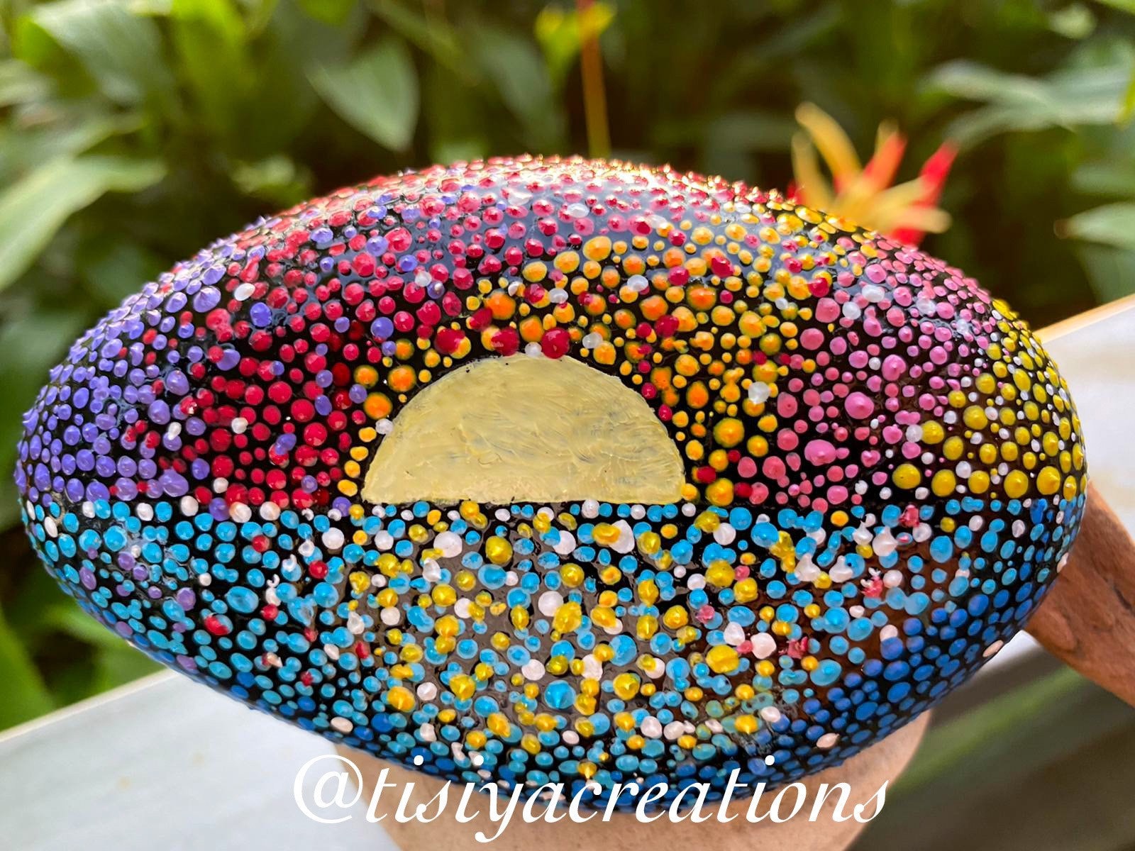 Hand painted stones using acrylic colours flat rate for any Etsy