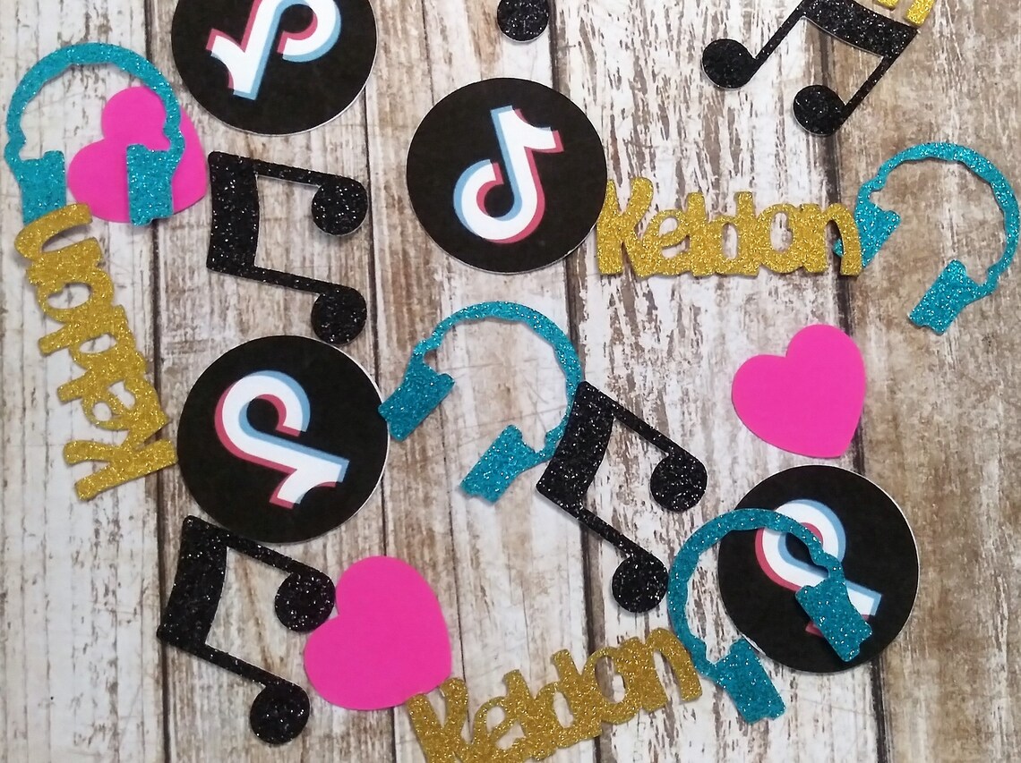 Personalized Tik Tok Confetti Custom Confetti Tik Tok Party Etsy