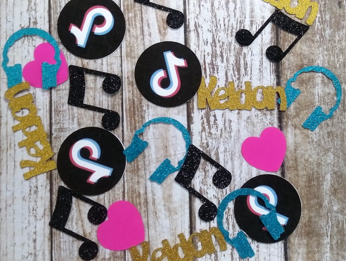 Personalized Tik Tok Confetti Custom Confetti Tik Tok Party Etsy