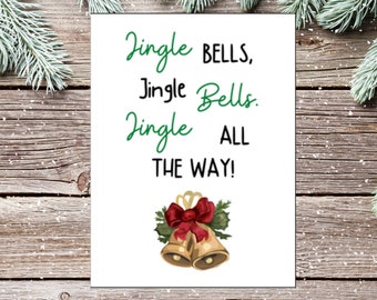 Pregnancy Reveal Christmas Card | Pregnancy Announcement Christmas Card | Digital Download | Printable