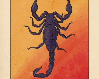 El Alacran - Art Print (8.5x11) - Scorpion