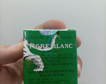 White Tiger Balm: Vietnamese Pain Relief Ointment (pack of 12, 20g