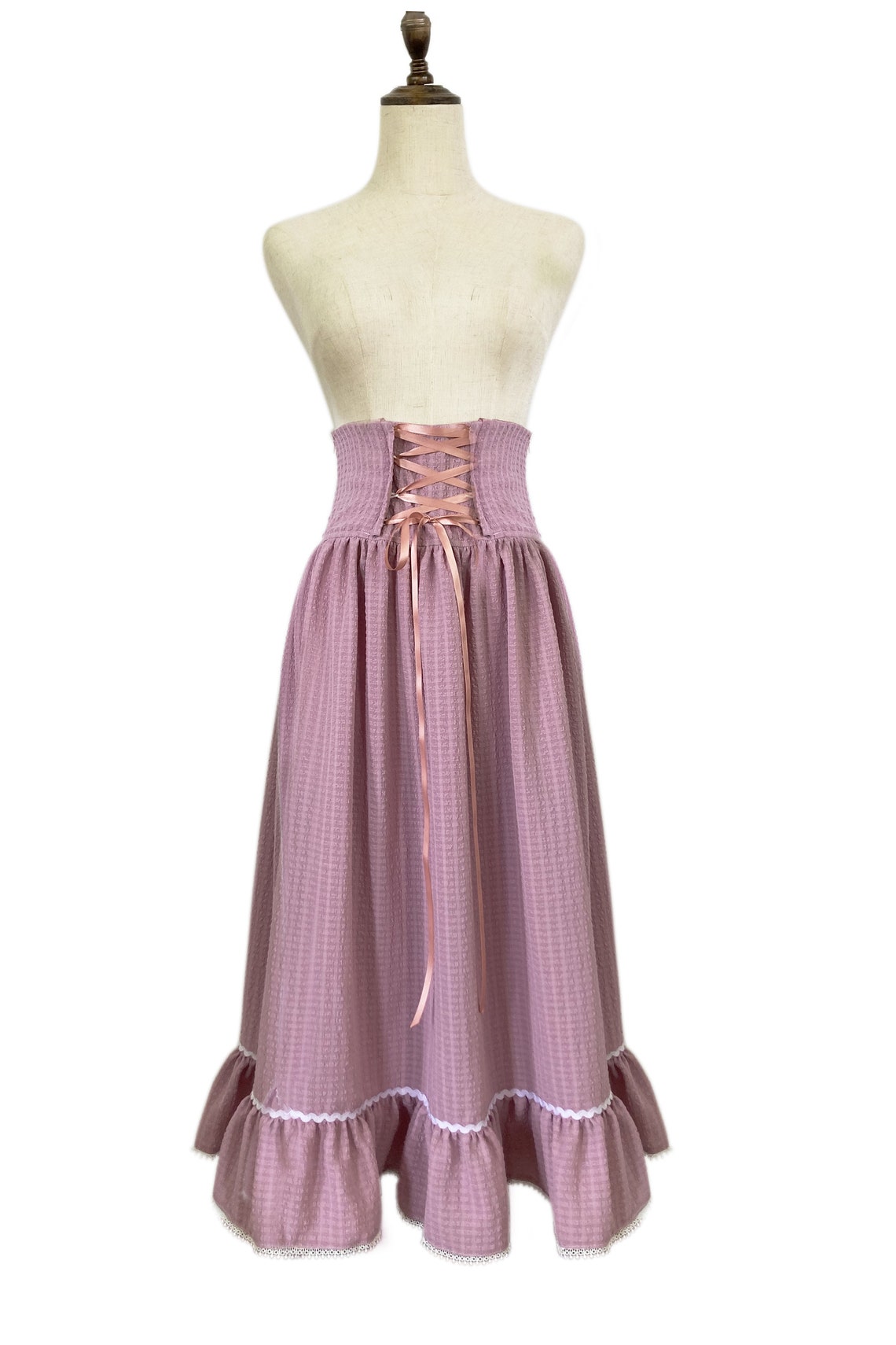 Women Vintage Long Skirts/ Hight waist skirts /Victorian Etsy