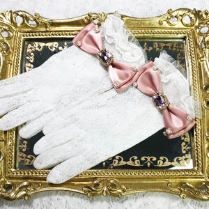 Sweet Lolita Gloves - Wedding Gloves - Lace Gloves