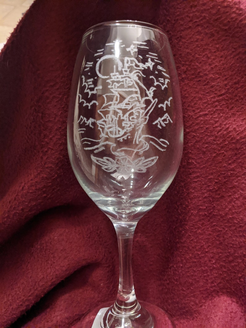Custom Glass Etching Etsy