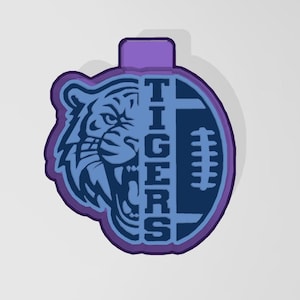 Tigers Football Silicone Freshie Mold