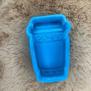 Leopard Coffee Cup Silicone Freshie Mold
