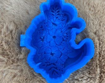 Floral Anchor Silicone Freshie Mold