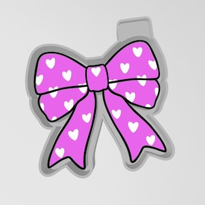 Heart Bow Silicone Freshie Mold