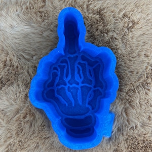 Middle Finger Skellie Silicone Freshie Mold