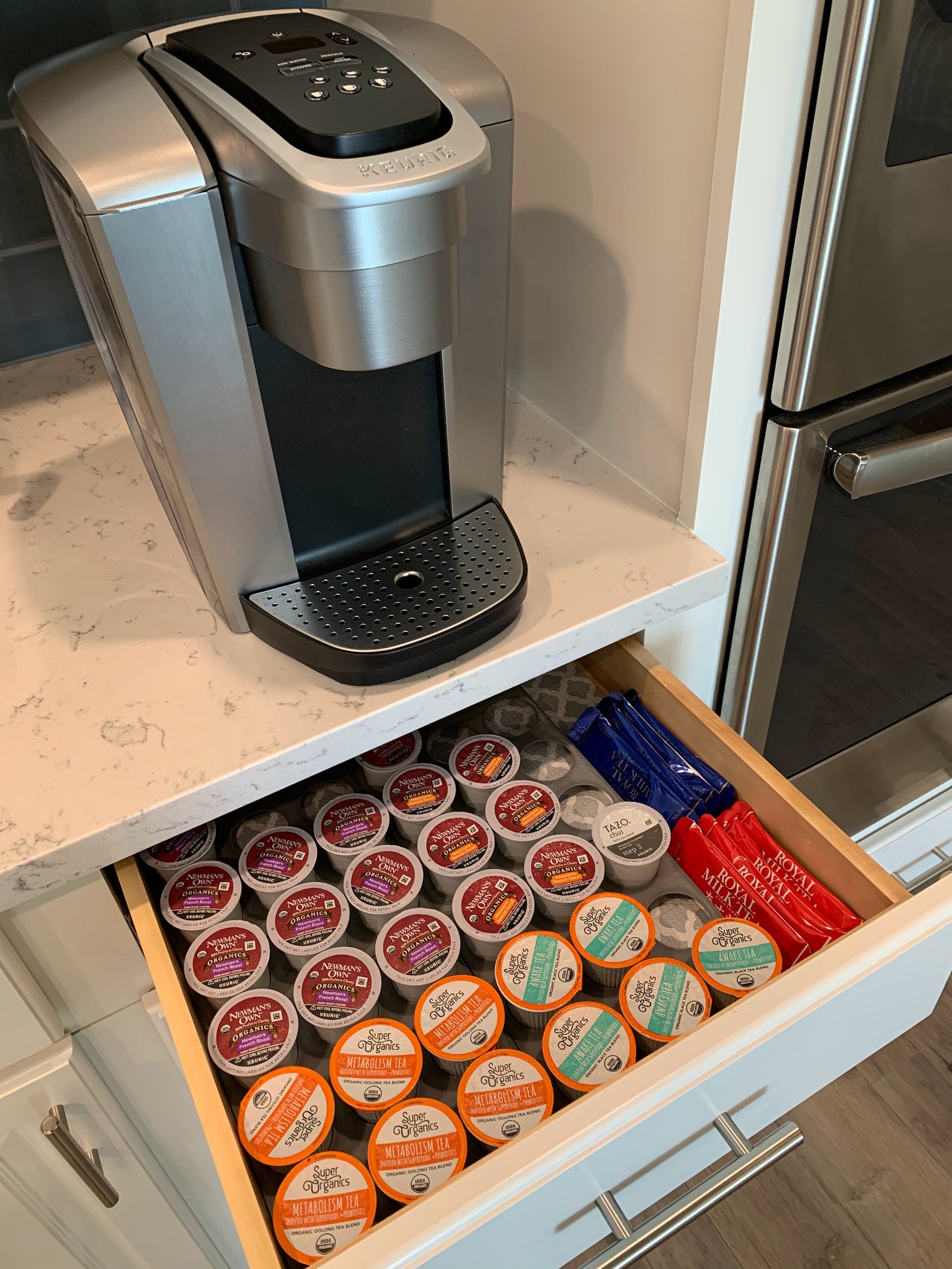 Keurig Kcup Drawer Organizer 1 Sheet 3 X 3 to Hold 9 Kcups Etsy