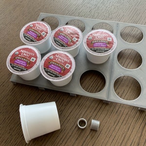Keurig K-cup drawer organizer 1 sheet (3 x 3 to hold 9 K-cups) with two joints