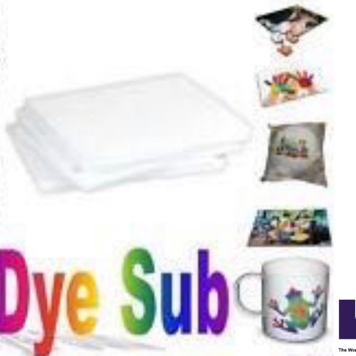 100 Sheets 8.5x11” Dye Sublimation Heat Transfer Paper for Mug Cup Plate T-Shirt 