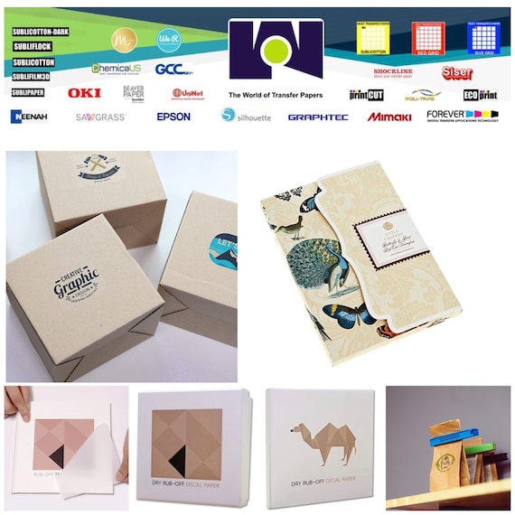 Inkjet Printable Rub-off Transfer Paper 