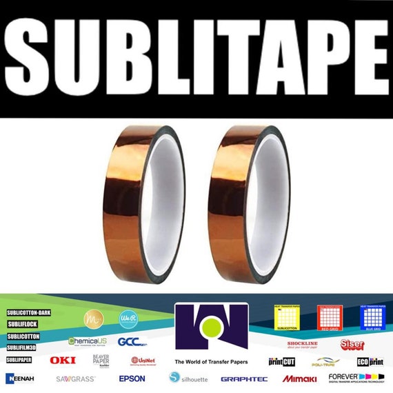 SUBLITAPE Heat Press Tape Dye Sublimation for Mugs 3D Printer 