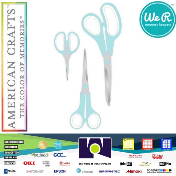 Pack of 3 Printed Scissors