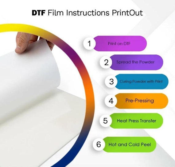 High Quality Hot Peel Films for DTF Printers