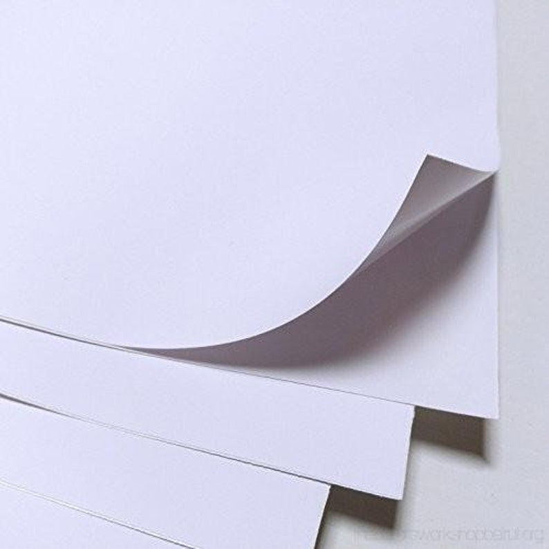 SIHL Inkjet Printable White Vinyl GLOSS 5 Sheets | Etsy