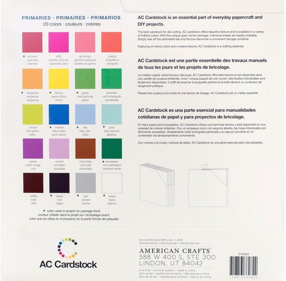 American Crafts 12 x 12 in. Cardstock - Textured Ocean