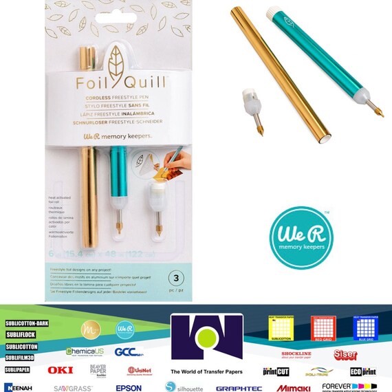 Fabric Quill Starter Kit 661078 FOIL QUILL We R American Crafts Tool