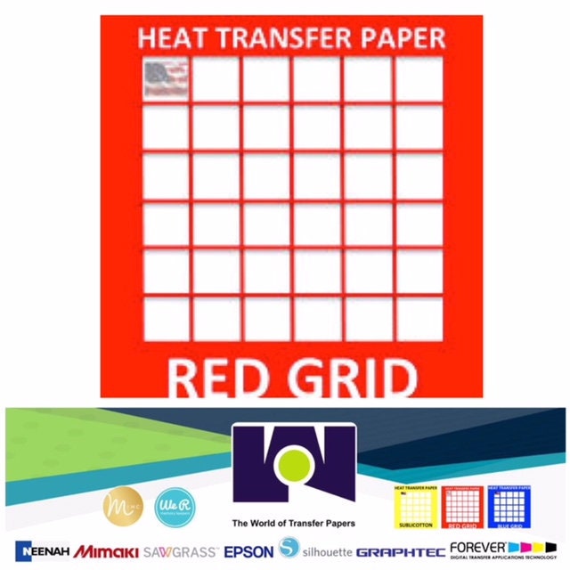 Ink Jet Transfer Paper RED GRID Iron on Light Fabrics T SHIRT Etsy