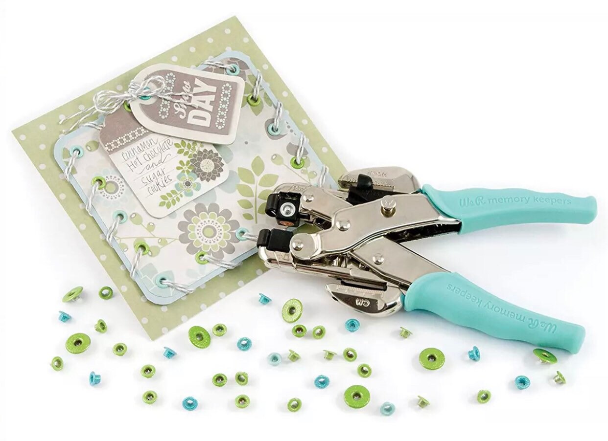 We R Makers - Crop-A-Dile - Eyelet and Snap Punch Tool
