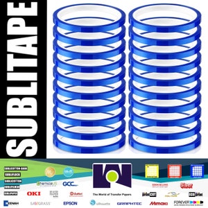 SUBLITAPE Heat Press Tape Dye Sublimation for Mugs, 3D Printer 4mmx33m  100ft 10 Rolls TAWNY 
