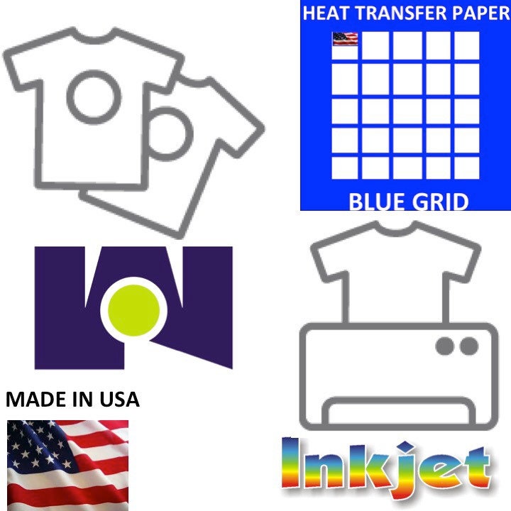 New Inkjet Iron-On Heat Transfer Paper for Dark fabric IDT 10 Sh A4 Size New Inkjet Iron-On Heat Transfer Paper for Dark fabric IDT 10 Sh A4 Size