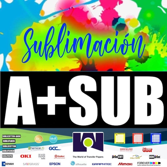ASUB Sublimation Paper 100 Sheets 8.5x11 Pack SUBLIPAPER Papel De  Sublimacion 